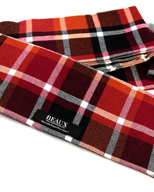 Terracota Plaid Scarf